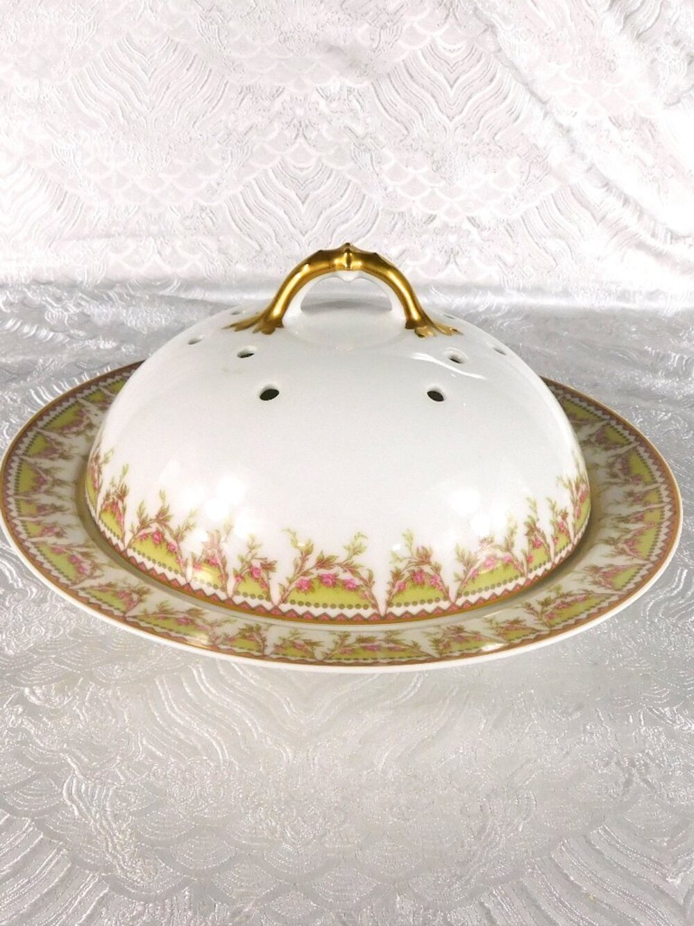 Larger Haviland Covered Cheese or Butter Dish # 27773